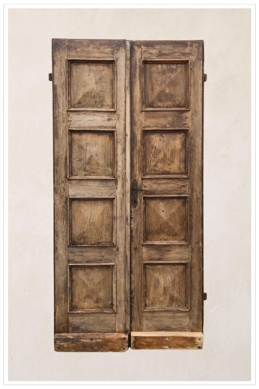 Porta rustica in castagno