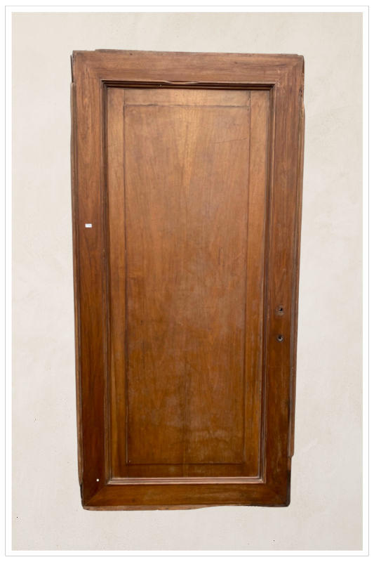 Porta singola in noce
