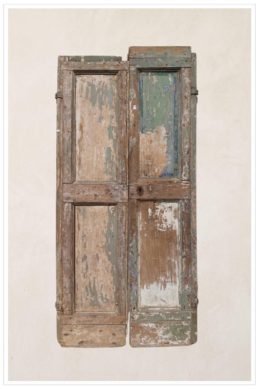 Porta rustica a due battenti