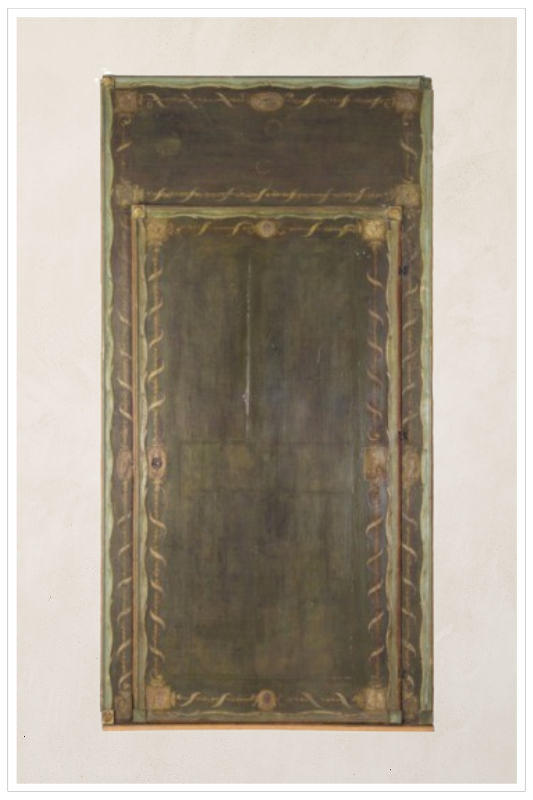 Porta laccata con telaio
