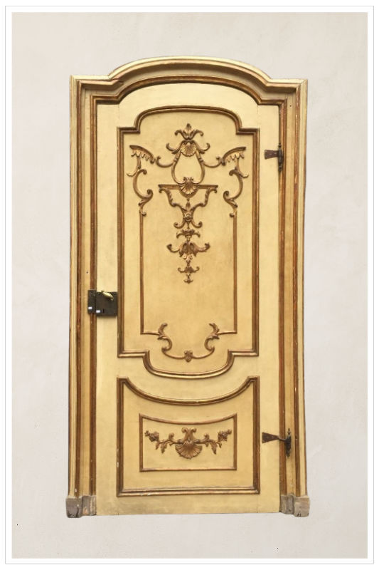 Porta laccata con telaio
