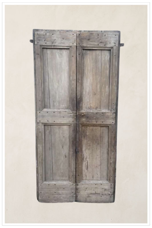 Porta in legno di pioppo