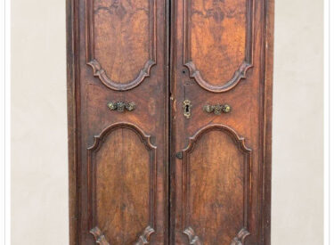 Porta in noce e radica